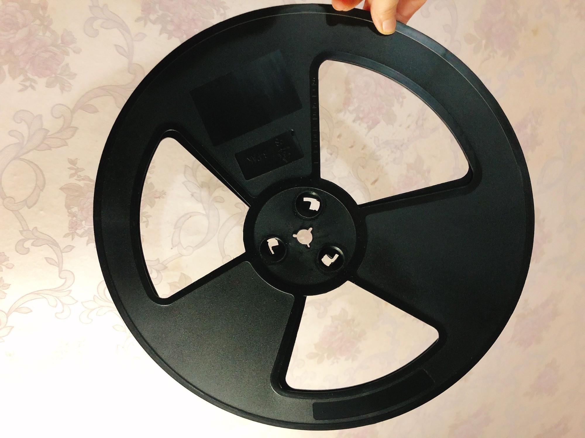 Black PS plastic reels
