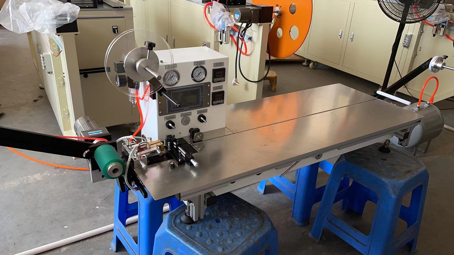 tape and reel machine